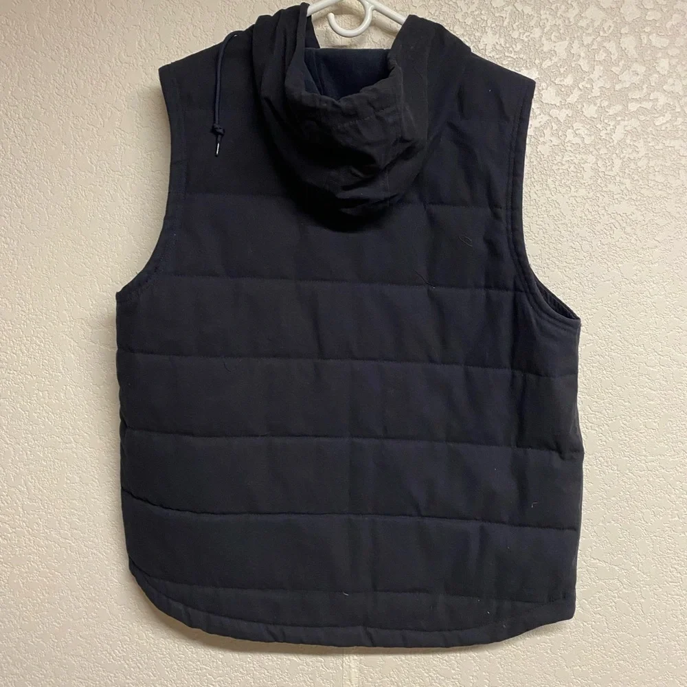 Wrangler Workwear Men's Dark Vest with Hood
